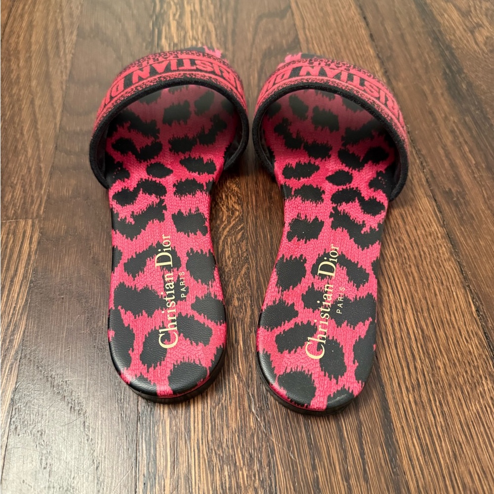 Authentic Dior Red Slides